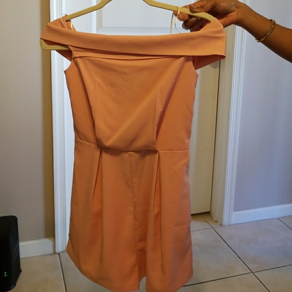 Peach jumpsuit